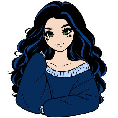 a beautiful girl in a big sweatshirt