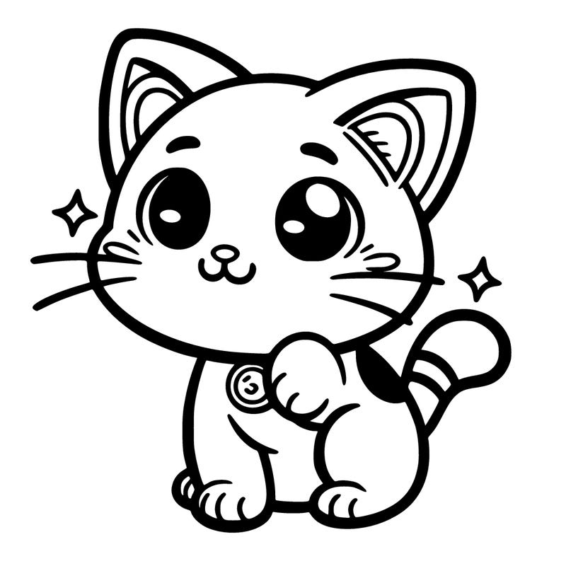 lucky cat cute