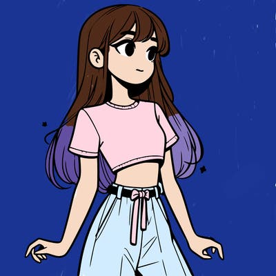 girl in a cute crop top