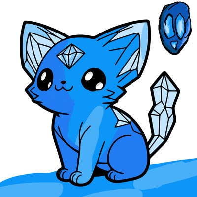 crystal kitten