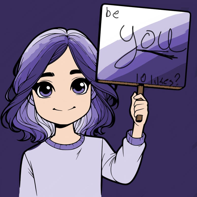 realistic girl holding up a sign