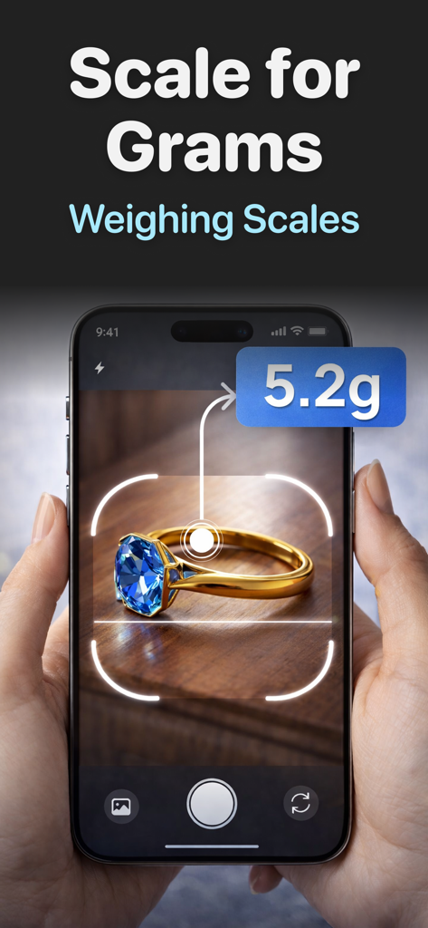 Scale Gram Digital Weight AI - AIを使用してグラム単位でジュエリーリングの重量を推定するデジタルスケールアプリ