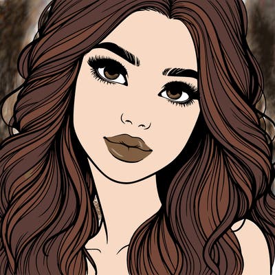 beautiful realistic girl