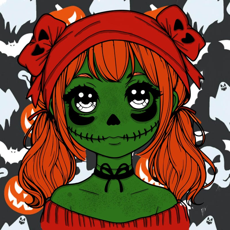 realistic girl halloween