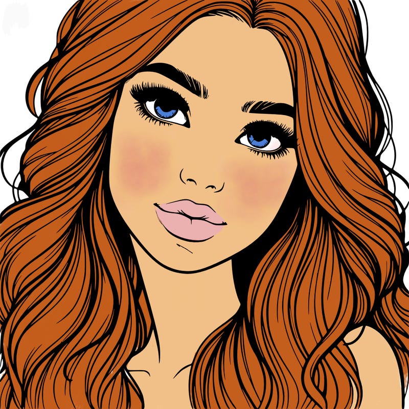 beautiful realistic girl