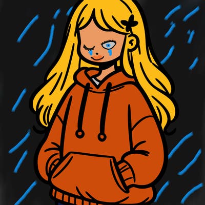 girl in sweatshirt
