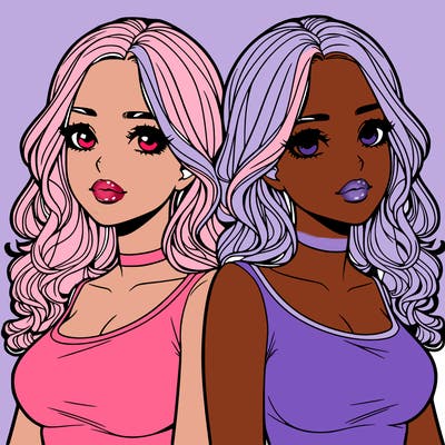 realistic twin sisters