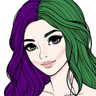 realistic pretty girl