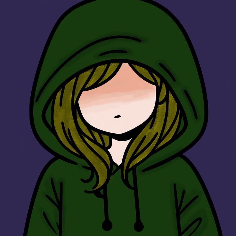 girl with hoodie