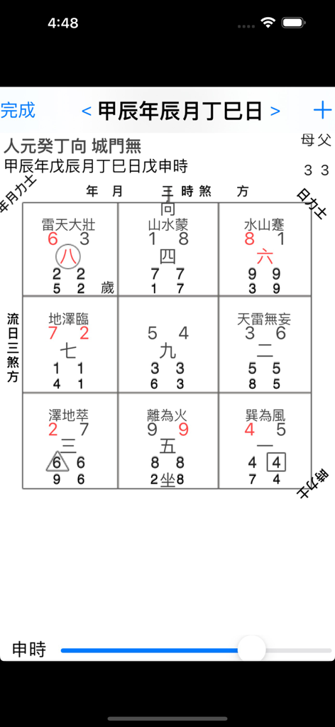玄空飛星專業版 - A 3x3 grid displaying a professional Xuan Kong Flying Stars Feng Shui chart with traditional Chinese characters and numerical data.