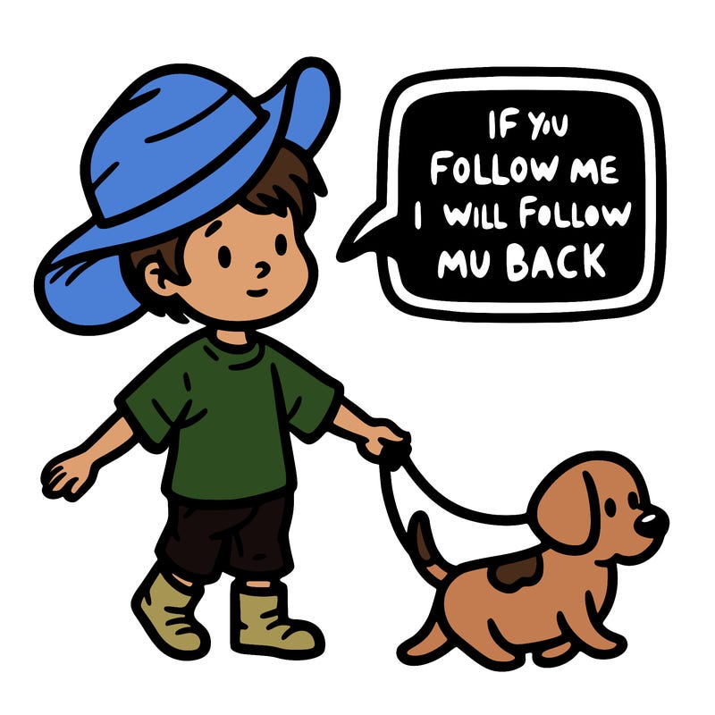 if you follow me, i will follow you back