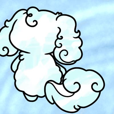 cute little fluffy cinnamoroll