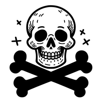 skull and crossbones