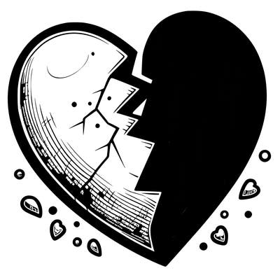 realistic broken heart
