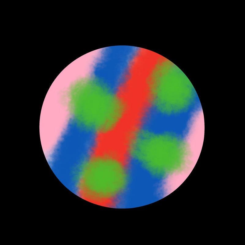 a circle with nothing around it