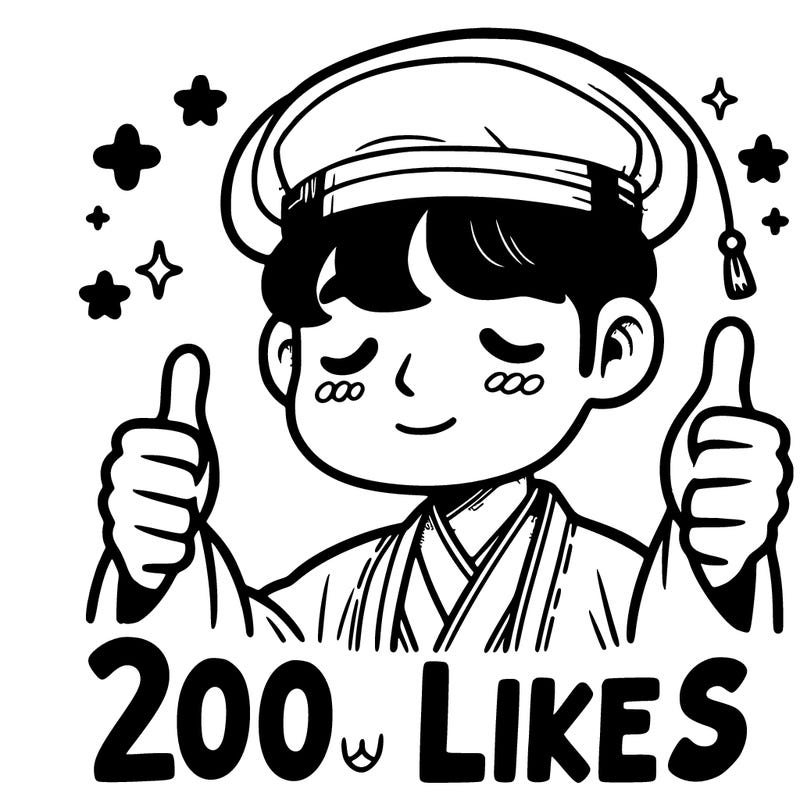 ty for 200 likes