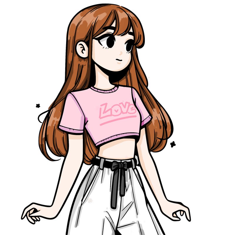 girl in a cute crop top