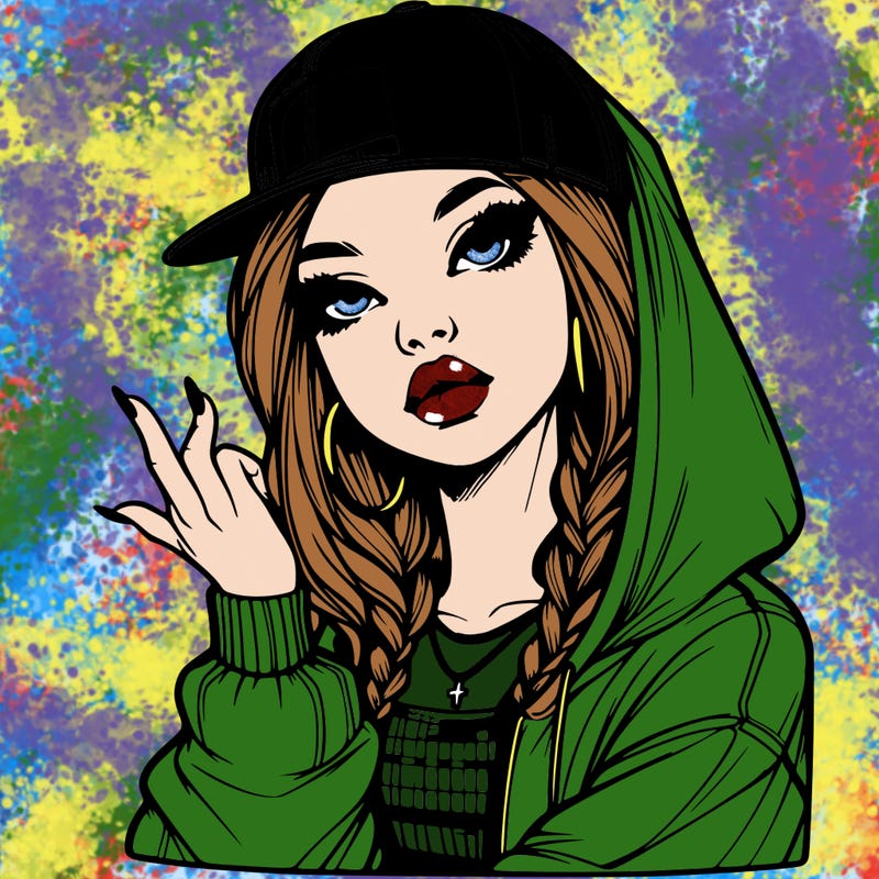 realistic hip hop girl