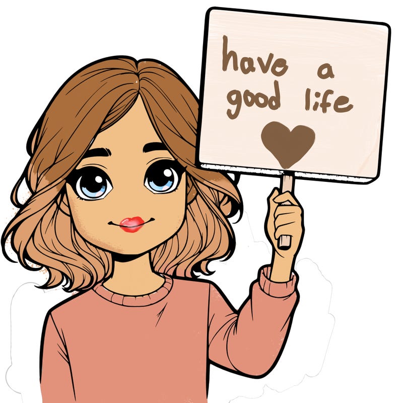 realistic girl holding up a sign