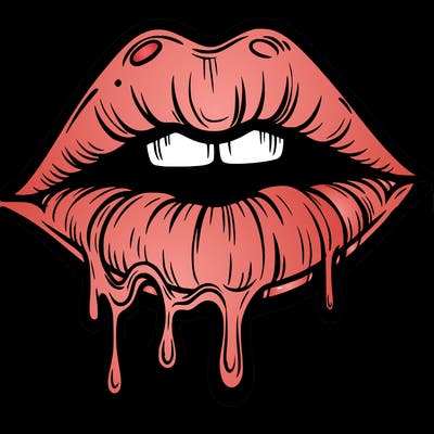 lips that look realistic and drip