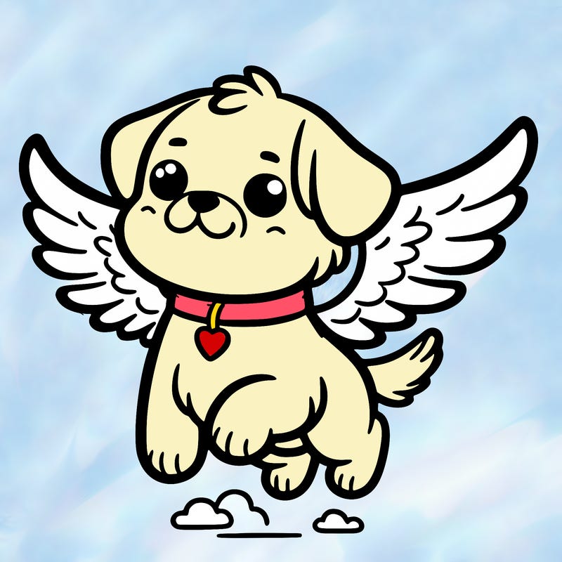 dog with wings
