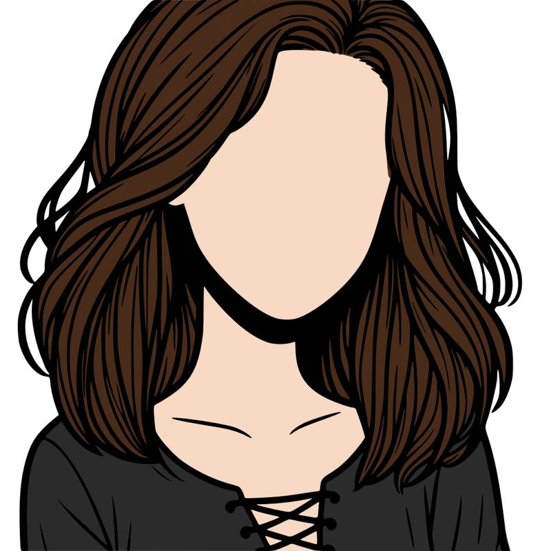 a girl realistic faceles