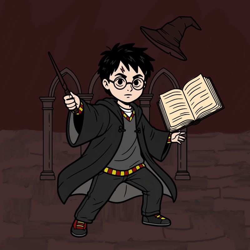 make a realistic harry from harry potter and the philosopher’s stone