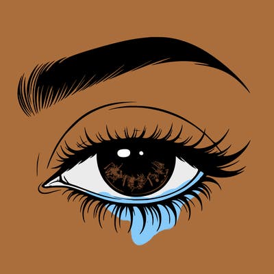 eye closed realistic