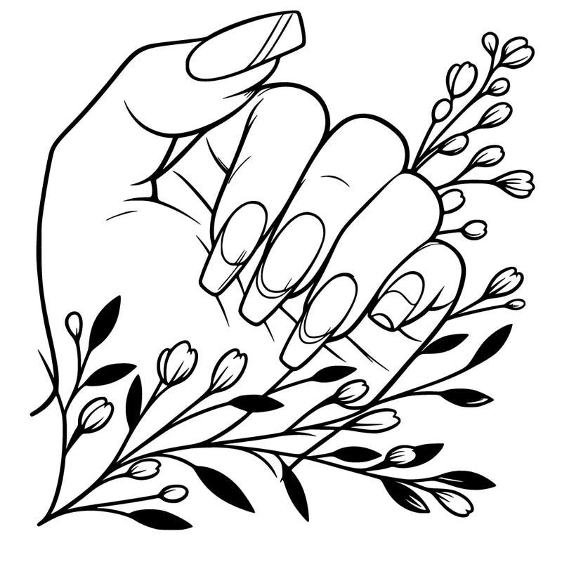 nails with french tip