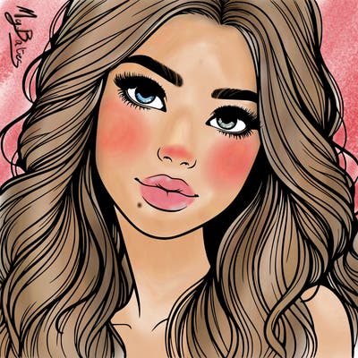 beautiful realistic girl