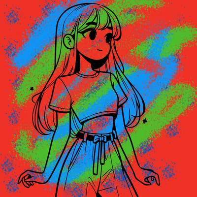 girl in a cute crop top