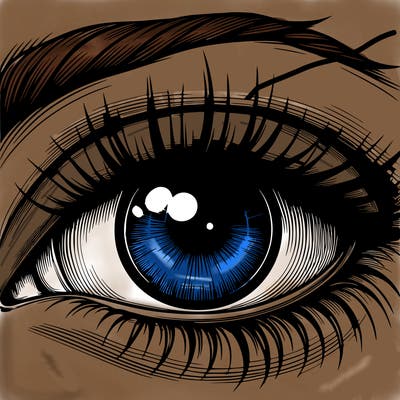 realistic eye