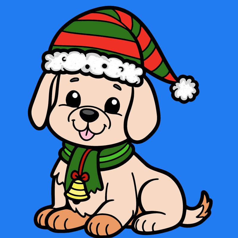 christmas dog