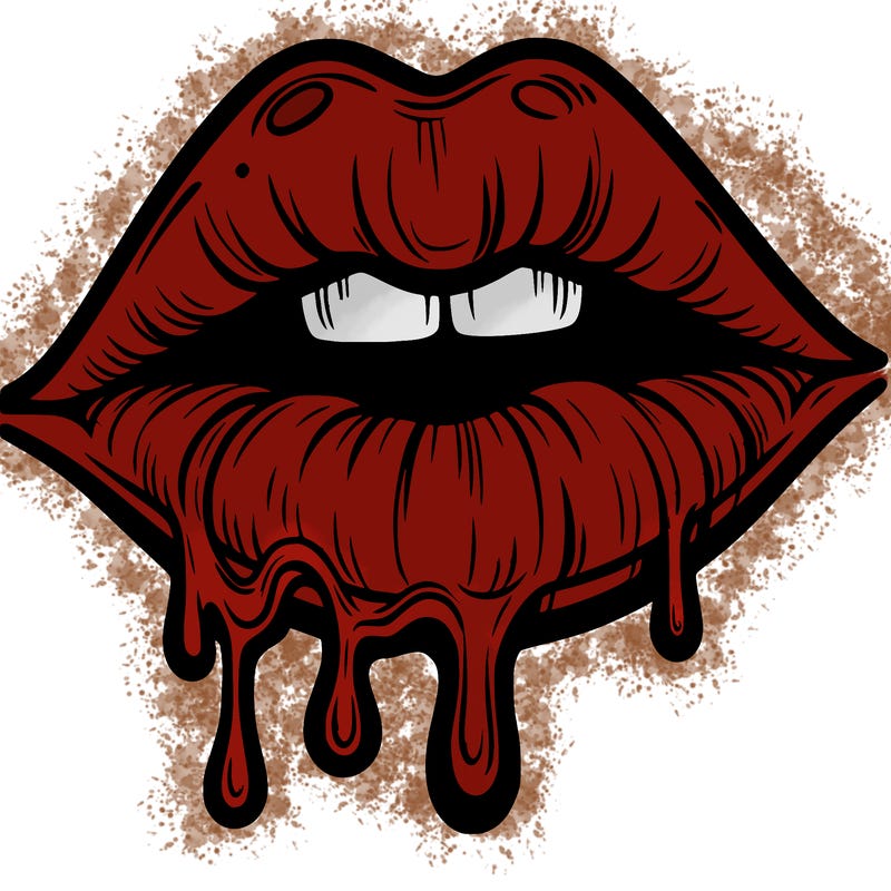lips that look realistic and drip