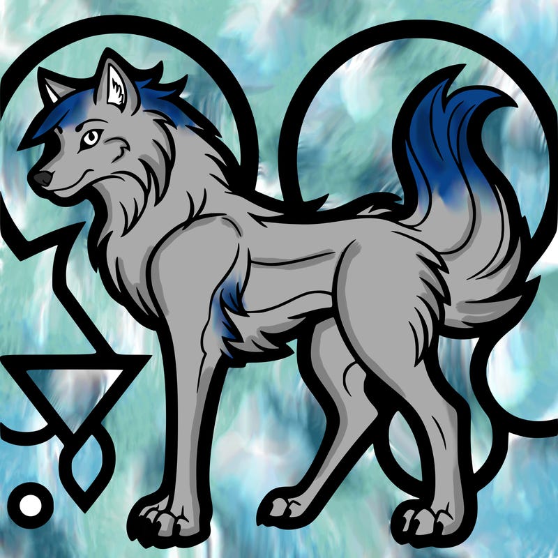 wolf therian symbol