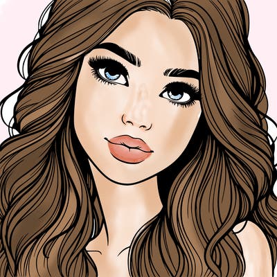 beautiful realistic girl