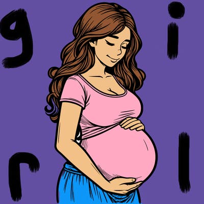 woman heavily pregnant realistic