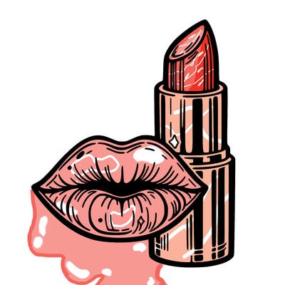 lips and lipstick