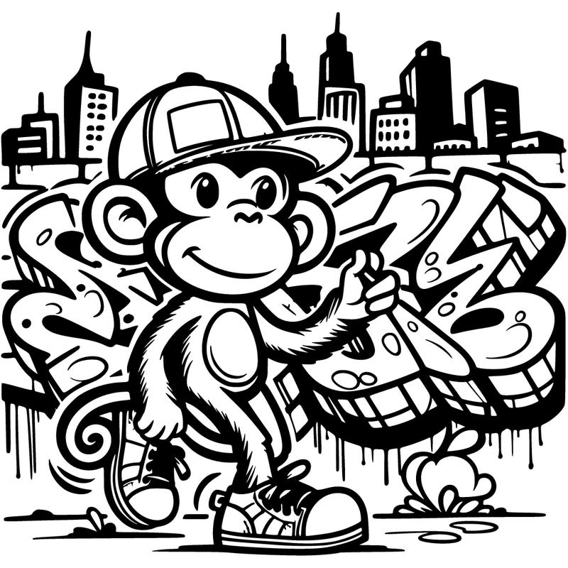 graffiti monkey
