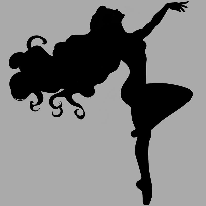realistic woman dancer