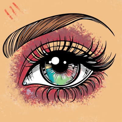 a beautiful eye