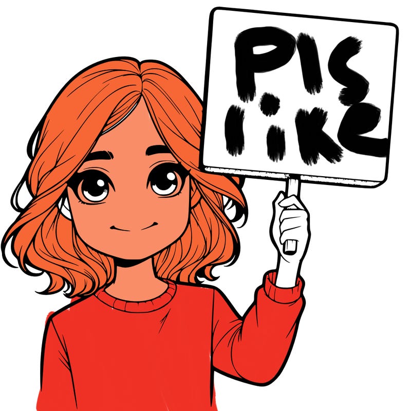 realistic girl holding up a sign