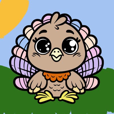 cute turkey