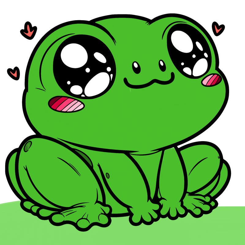 cute frog person realistic