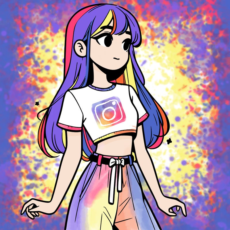 girl in a cute crop top