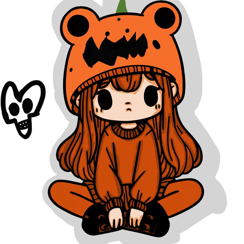 a girl wearing a frog hat and some frog socks