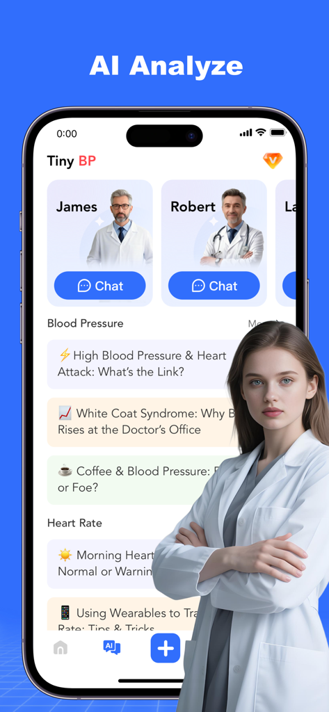 Tiny BP・Health Tracker Monitor - Health & Fitness App | MWM