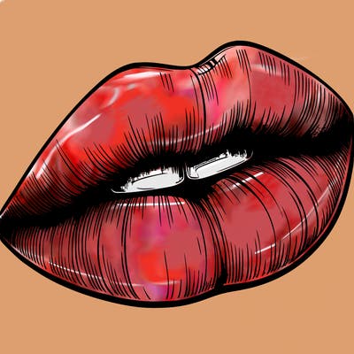 realistic lips