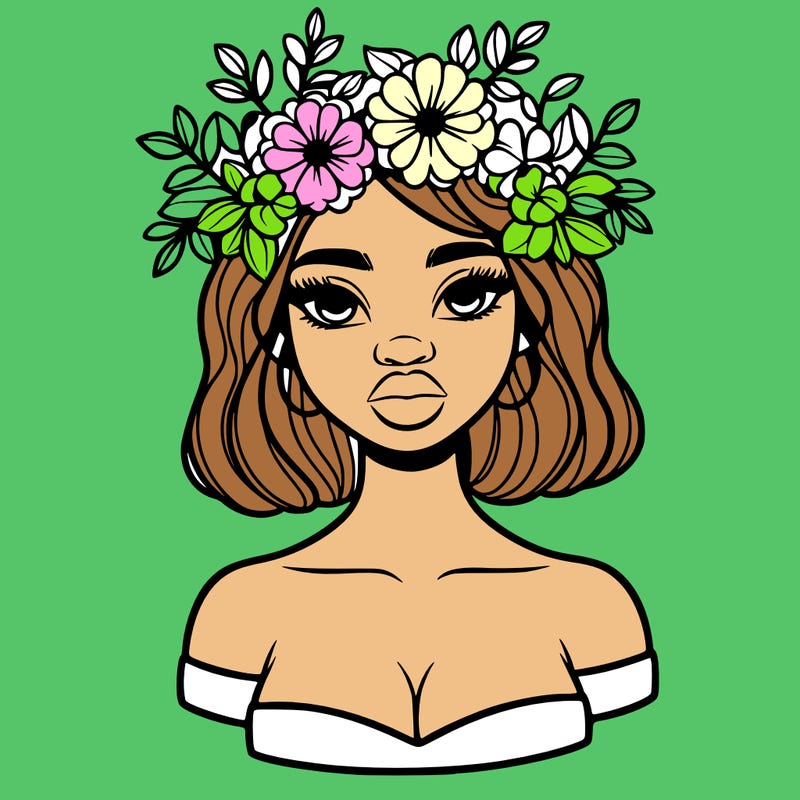 beautiful black people woman pretty girl