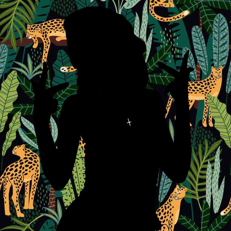 realistic teenage girl with braids and a beanie and crop top doing 🫶🏼